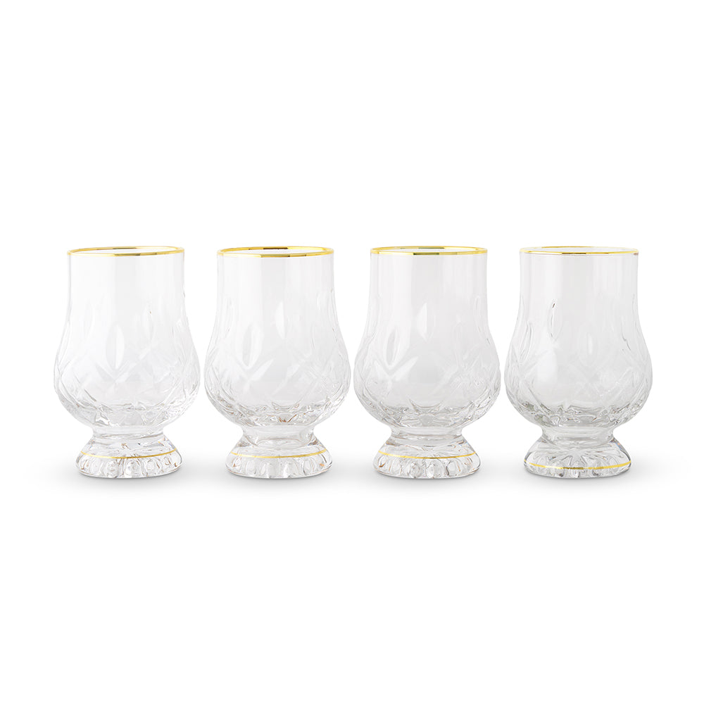 Gold Rim Highball Tumblers