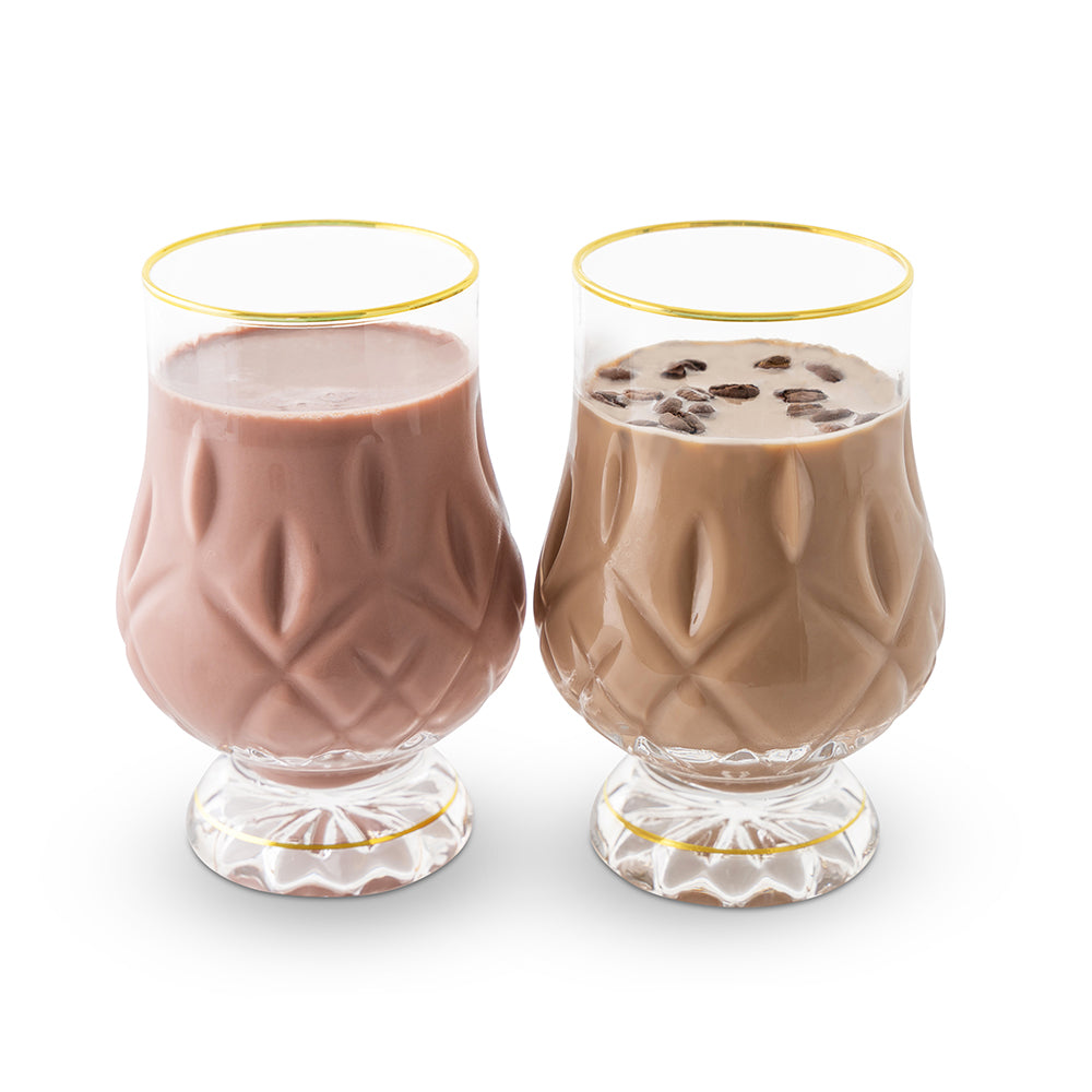 Gold Rim Highball Tumblers