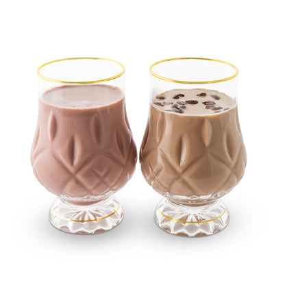 Gold Rim Highball Tumblers
