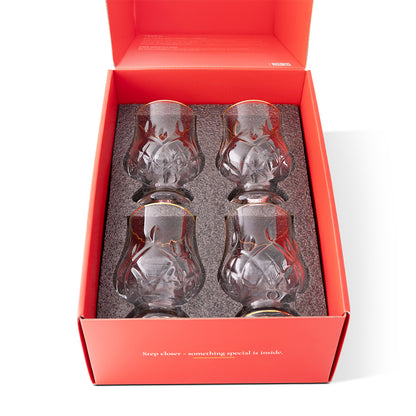 Gold Rim Highball Tumblers